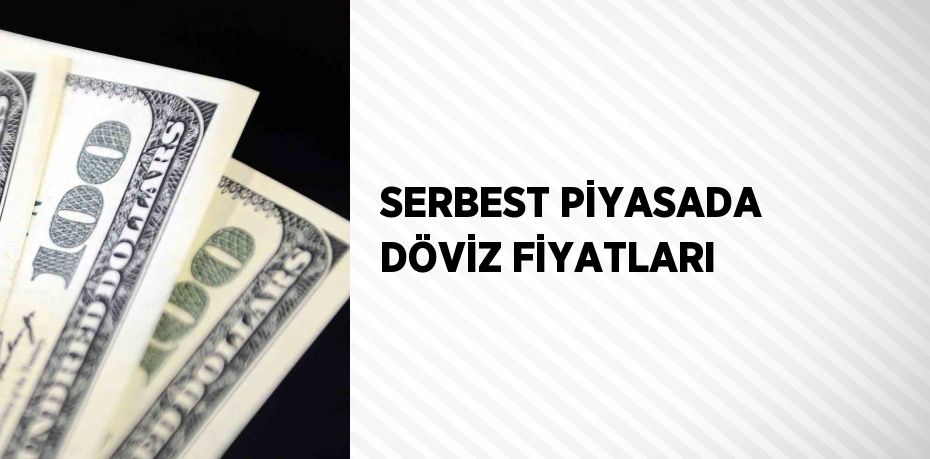 SERBEST PİYASADA DÖVİZ FİYATLARI