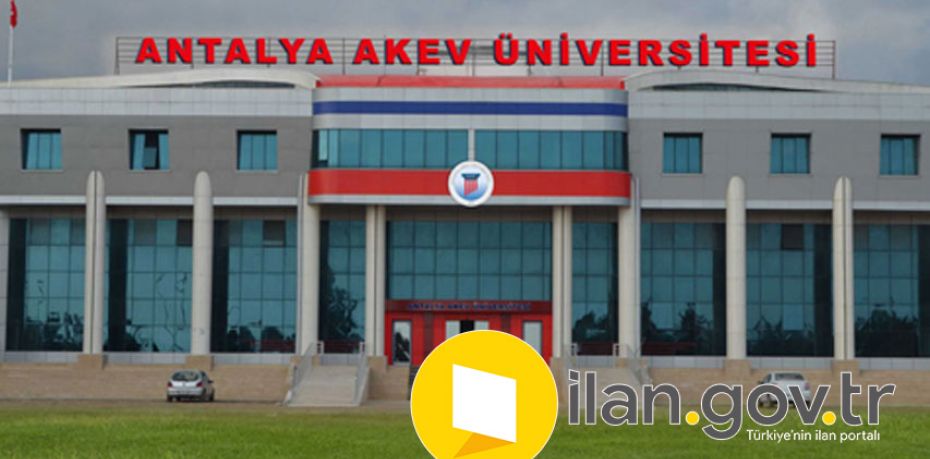 Antalya AKEV Üniversitesi 23 Akademik Personel Alıyor