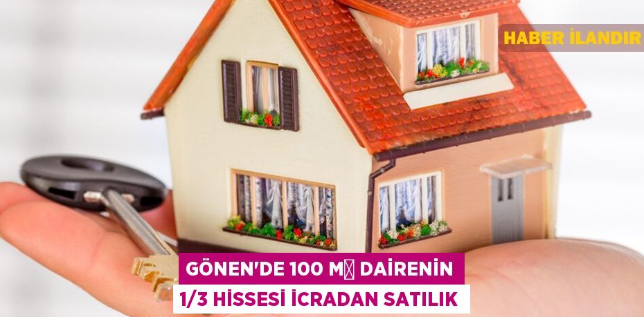 Gönen'de 100 m² dairenin 1/3 hissesi icradan satılık