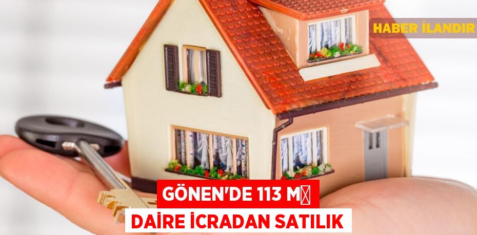 Gönen'de 113 m² daire icradan satılık