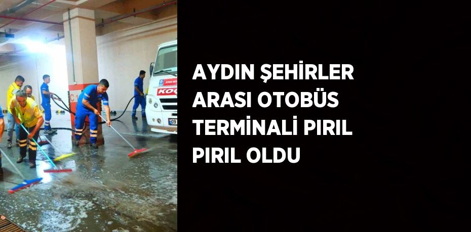 AYDIN ŞEHİRLER ARASI OTOBÜS TERMİNALİ PIRIL PIRIL OLDU