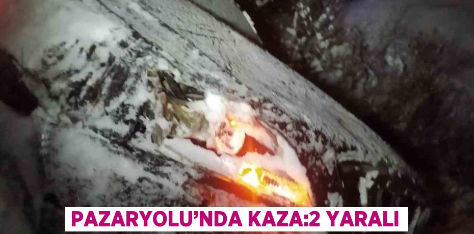 PAZARYOLU’NDA KAZA:2 YARALI