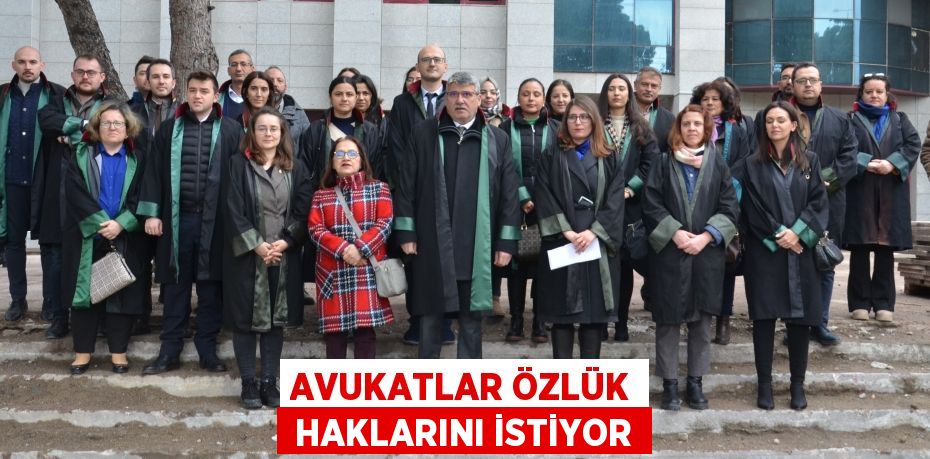 AVUKATLAR ÖZLÜK  HAKLARINI İSTİYOR