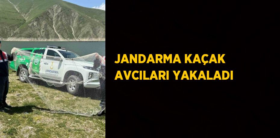 JANDARMA KAÇAK AVCILARI YAKALADI
