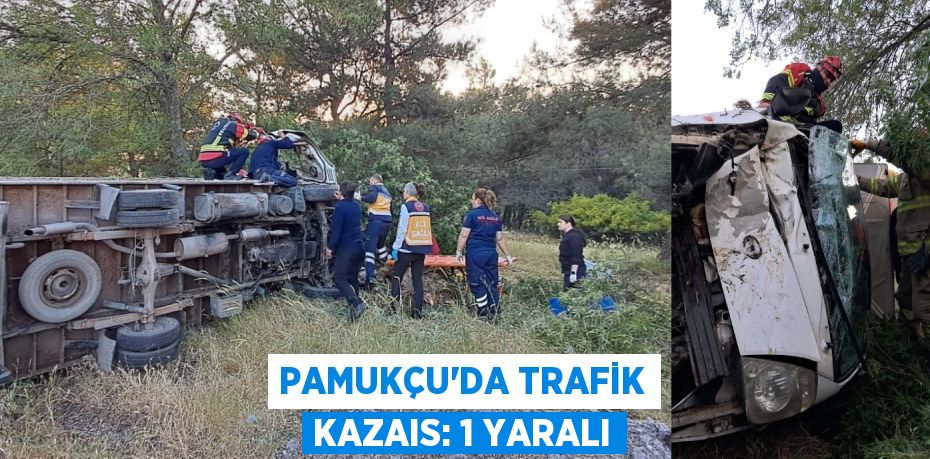 PAMUKÇU’DA TRAFİK KAZAIS: 1 YARALI