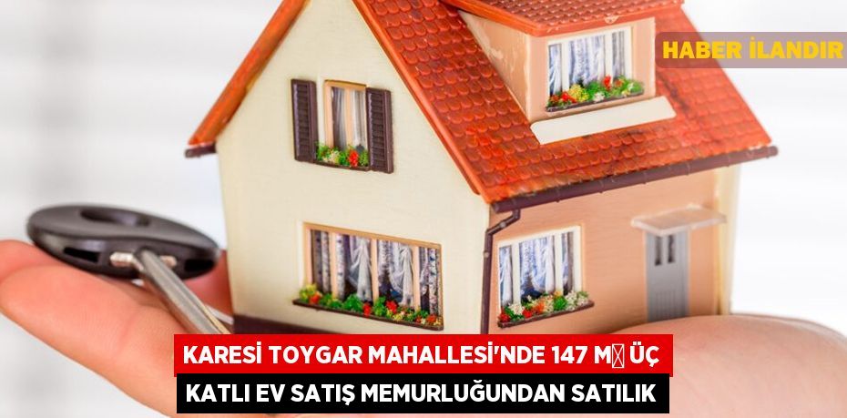 Karesi Toygar Mahallesi'nde 147 m² üç katlı ev satış memurluğundan satılık