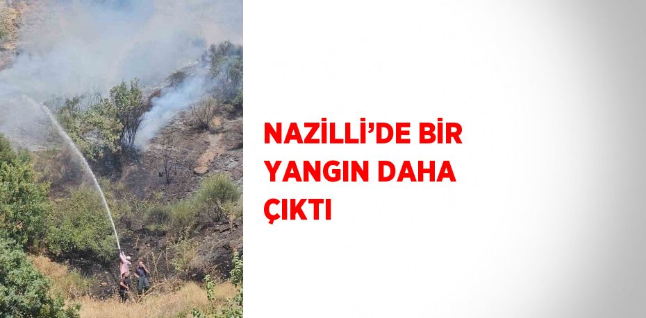 NAZİLLİ’DE BİR YANGIN DAHA ÇIKTI