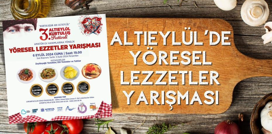 ALTIEYLÜL'DE YÖRESEL LEZZETLER YARIŞMASI