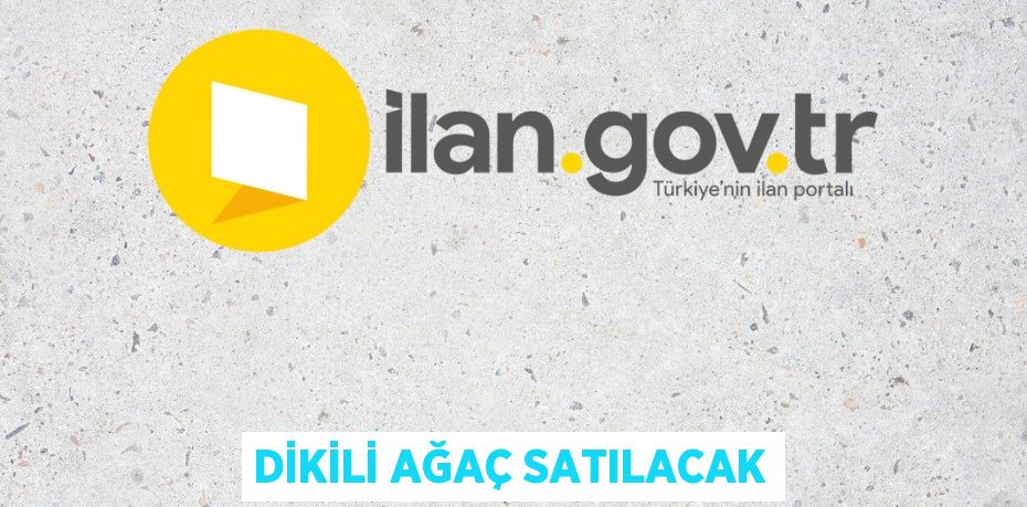 Dikili ağaç satılacak