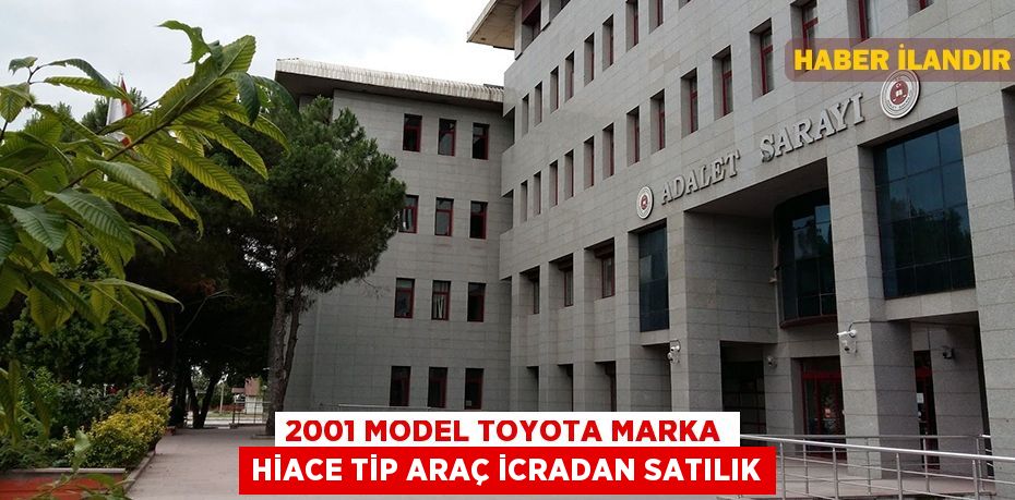 2001 model TOYOTA marka HİACE tip araç icradan satılık