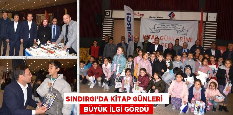 SINDIRGI'DA KİTAP GÜNLERİ   BÜYÜK İLGİ GÖRDÜ