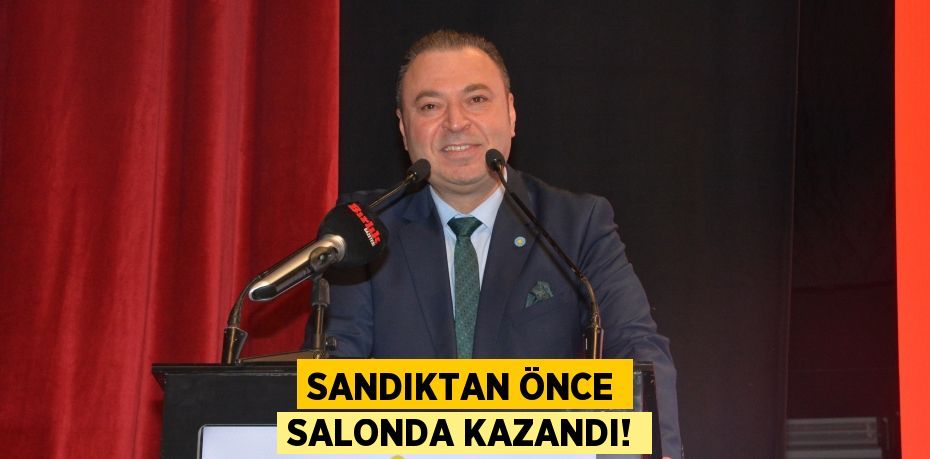 SANDIKTAN ÖNCE SALONDA KAZANDI!