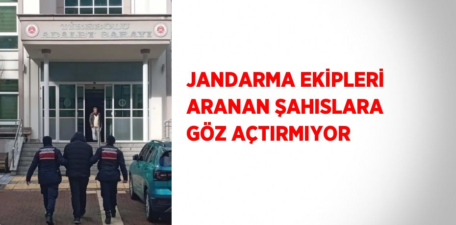 JANDARMA EKİPLERİ ARANAN ŞAHISLARA GÖZ AÇTIRMIYOR