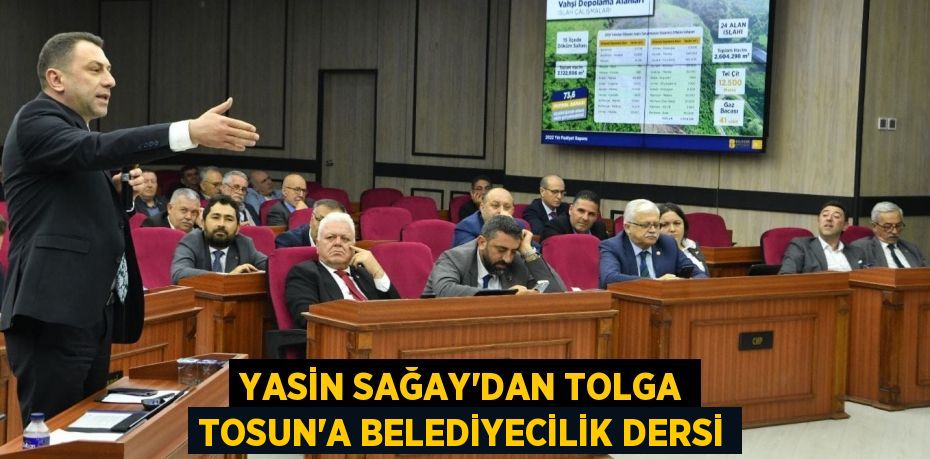 Yasin Sağay’dan Tolga Tosun’a belediyecilik dersi