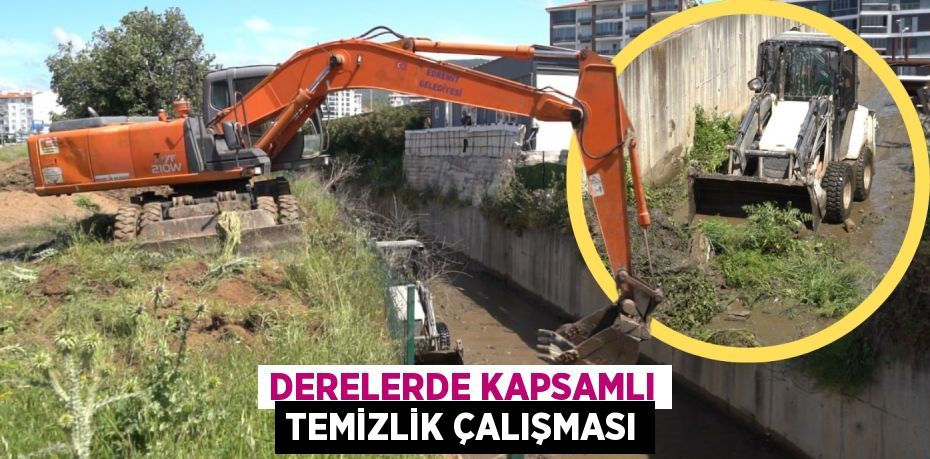 DERELERDE KAPSAMLI TEMİZLİK ÇALIŞMASI