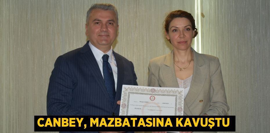 CANBEY, MAZBATASINA KAVUŞTU