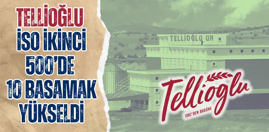 TELLİOĞLU İSO İKİNCİ 500’DE 10 BASAMAK YÜKSELDİ