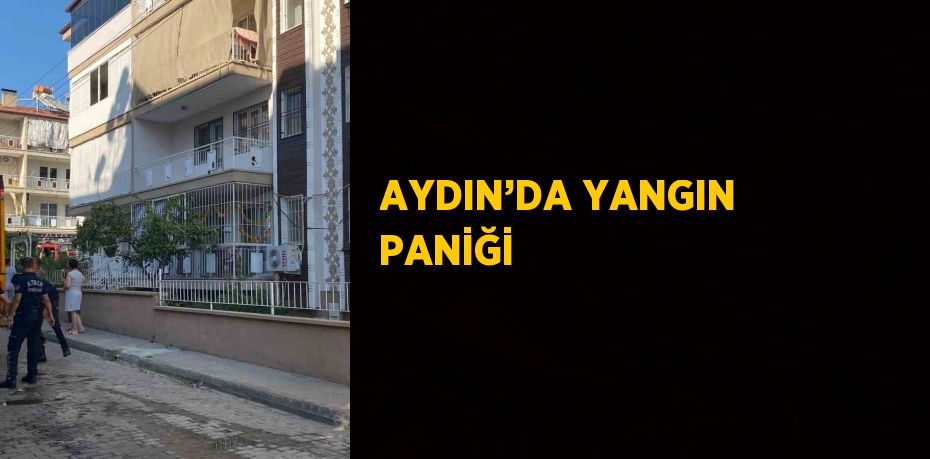 AYDIN’DA YANGIN PANİĞİ