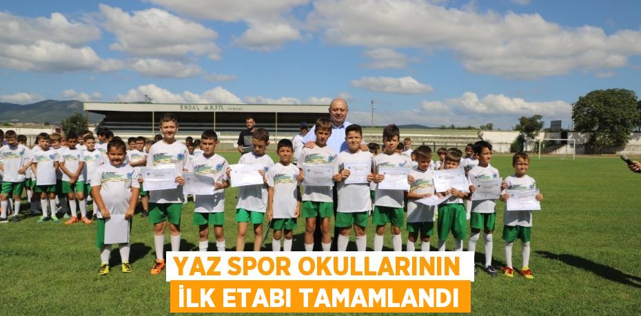 YAZ SPOR OKULLARININ İLK ETABI TAMAMLANDI