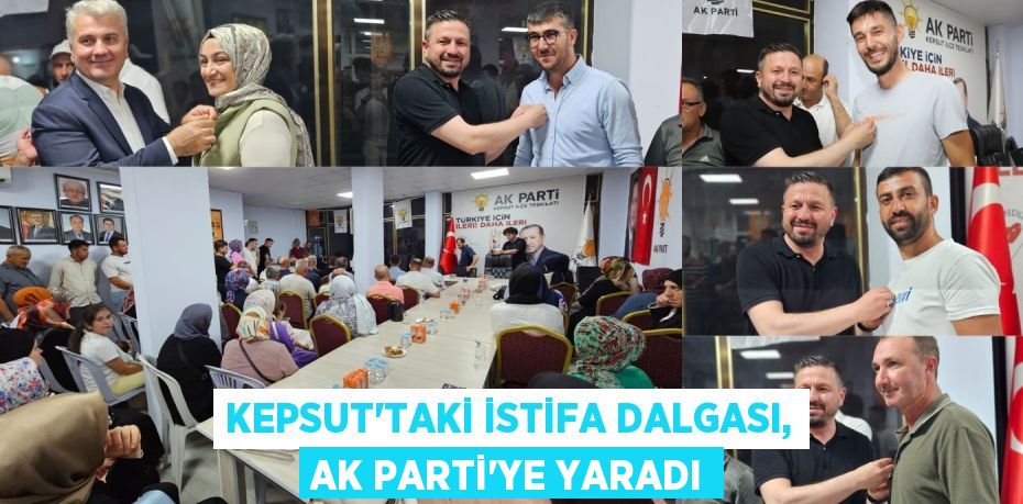 Kepsut’taki istifa dalgası, AK Parti’ye yaradı