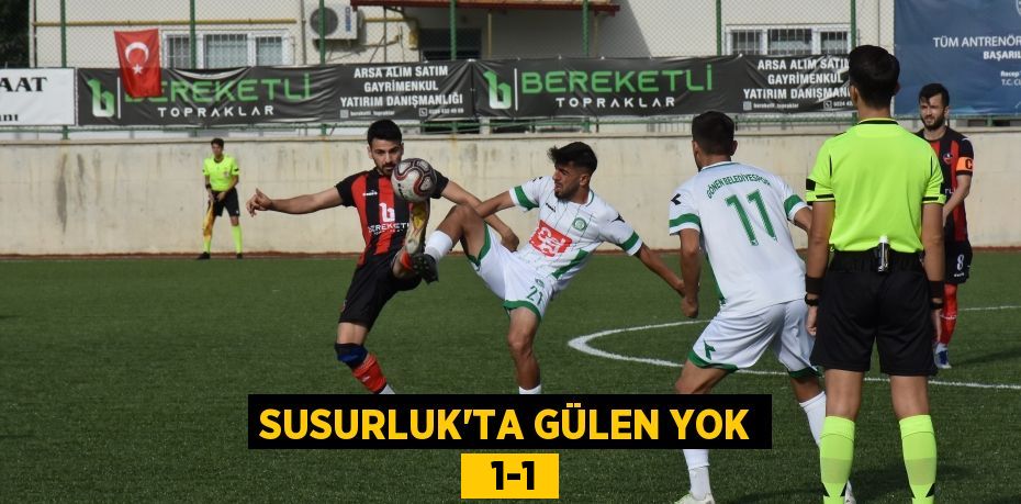 SUSURLUK’TA GÜLEN YOK   1-1