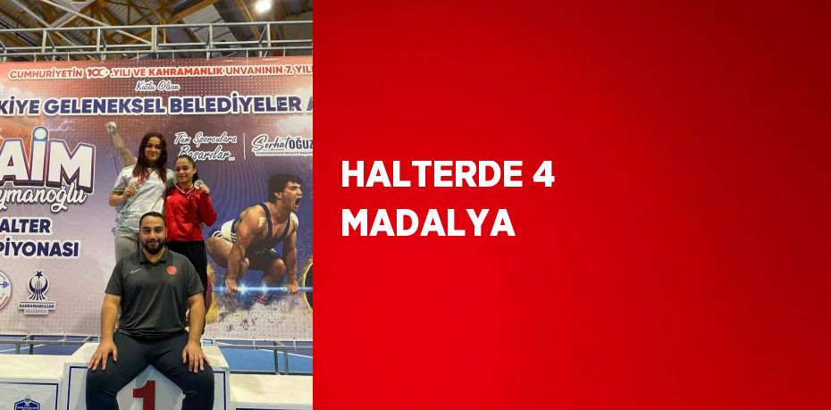 HALTERDE 4 MADALYA