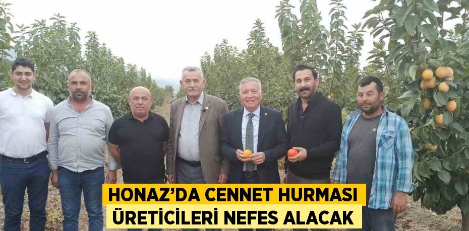 HONAZ’DA CENNET HURMASI ÜRETİCİLERİ NEFES ALACAK