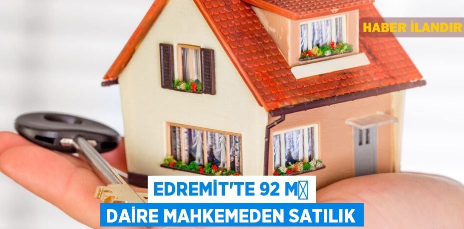 Edremit'te 92 m² daire mahkemeden satılık