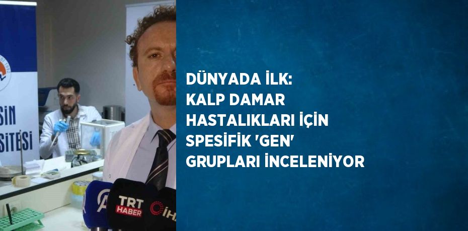 DÜNYADA İLK: KALP DAMAR HASTALIKLARI İÇİN SPESİFİK 'GEN' GRUPLARI İNCELENİYOR