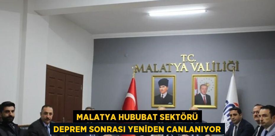 MALATYA HUBUBAT SEKTÖRÜ DEPREM SONRASI YENİDEN CANLANIYOR