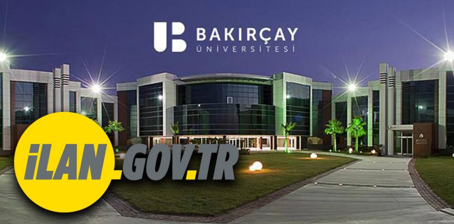 İzmir Bakırçay Üniversitesi Sözleşmeli Personel alım ilanı yayınladı