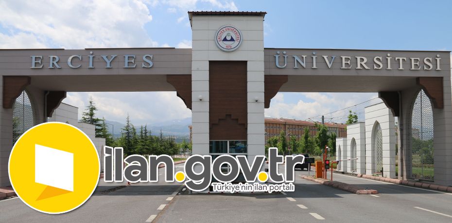 Erciyes Üniversitesi 4/B Sözleşmeli Personel Alıyor