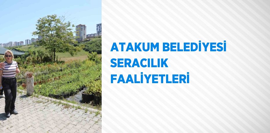 ATAKUM BELEDİYESİ SERACILIK FAALİYETLERİ