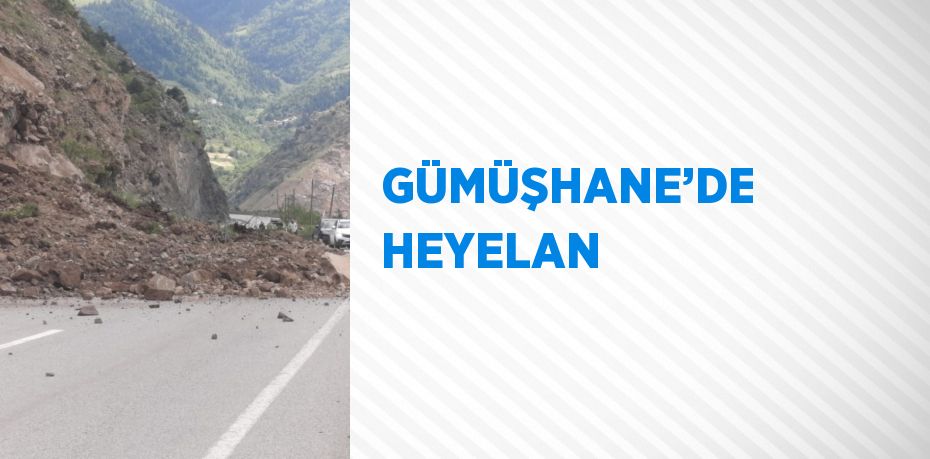 GÜMÜŞHANE’DE HEYELAN