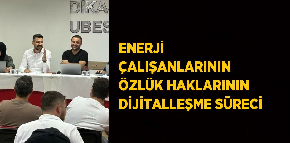 ENERJİ ÇALIŞANLARININ ÖZLÜK HAKLARININ DİJİTALLEŞME SÜRECİ