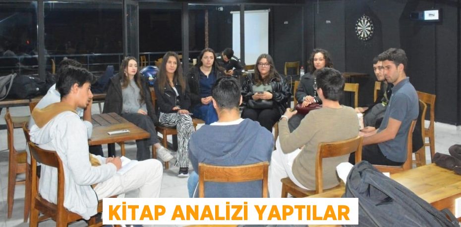 KİTAP ANALİZİ YAPTILAR