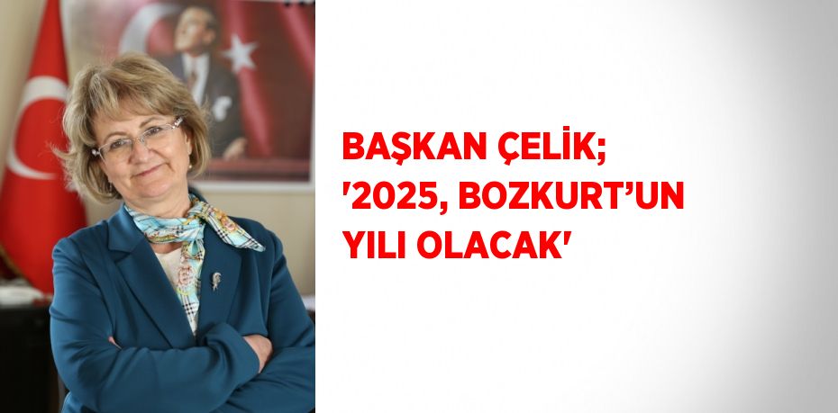 BAŞKAN ÇELİK; '2025, BOZKURT’UN YILI OLACAK'