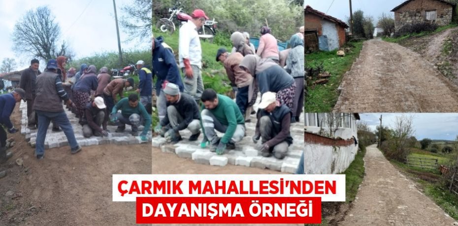 ÇARMIK MAHALLESİ’NDEN DAYANIŞMA ÖRNEĞİ