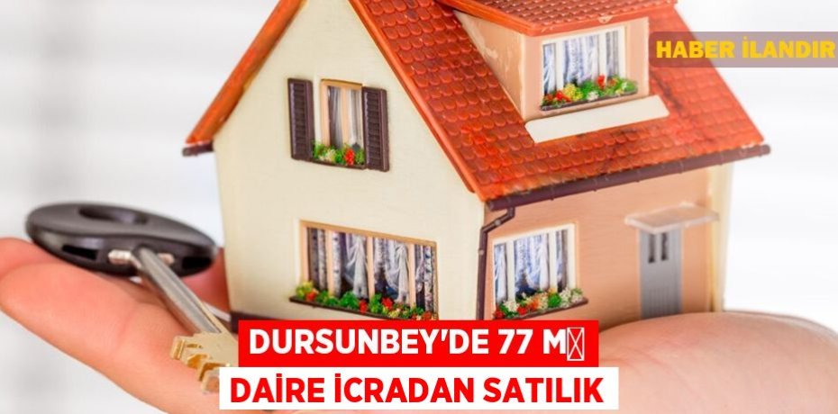 Dursunbey'de 77 m² daire icradan satılık