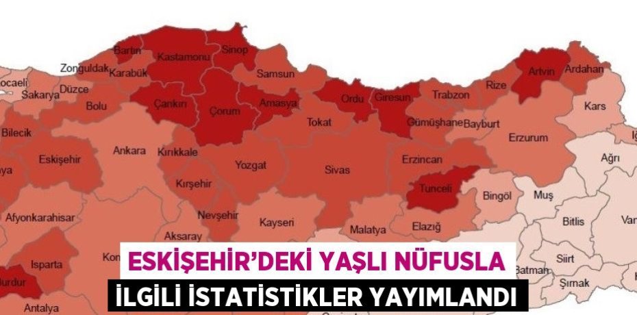 ESKİŞEHİR’DEKİ YAŞLI NÜFUSLA İLGİLİ İSTATİSTİKLER YAYIMLANDI