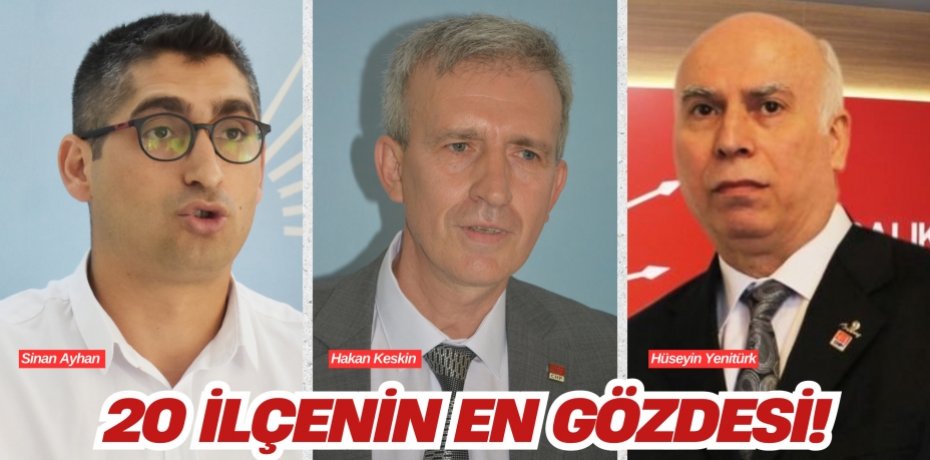 20 İLÇENİN  EN GÖZDESİ!