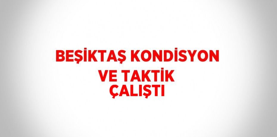 BEŞİKTAŞ KONDİSYON VE TAKTİK ÇALIŞTI