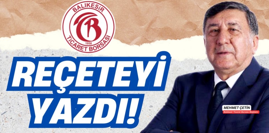REÇETEYİ YAZDI!