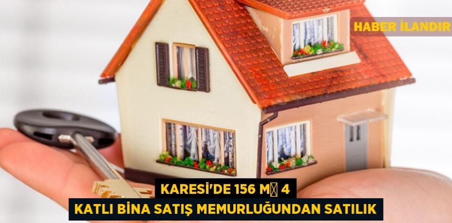 Karesi'de 156 m² 4 katlı bina satış memurluğundan satılık