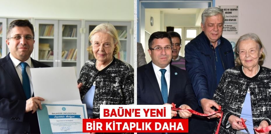 BAÜN’E YENİ BİR KİTAPLIK DAHA