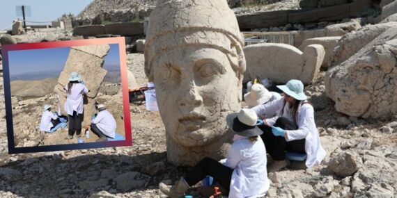Nemrut’un zirvesindeki binlerce yıllık heykeller nanoteknolojiyle ayağa kalkıyor