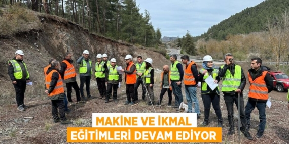 MAKİNE VE İKMAL EĞİTİMLERİ DEVAM EDİYOR
