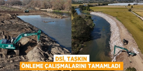DSİ, TAŞKIN ÖNLEME ÇALIŞMALARINI TAMAMLADI