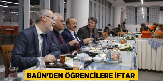 BAÜN’DEN ÖĞRENCİLERE İFTAR