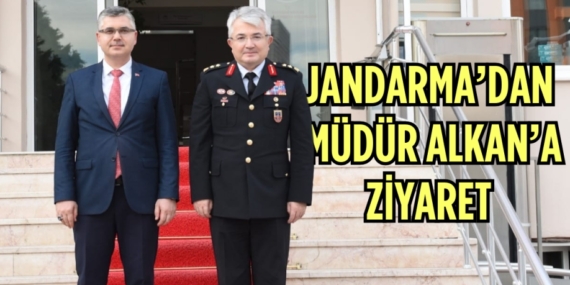 JANDARMA’DAN MÜDÜR ALKAN’A ZİYARET